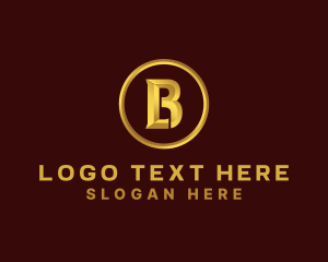 Exclusive - Luxury Banking Coin Letter B logo design