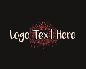 Wordmark - Fireworks Celebration Holiday logo design