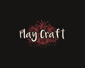 Fireworks Celebration Holiday logo design