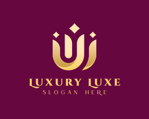 Beauty Luxury Crown logo design