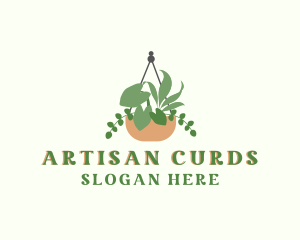 Hanging Garden Plant logo design