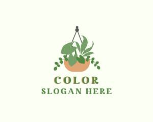 Specialty Store - Hanging Garden Plant logo design