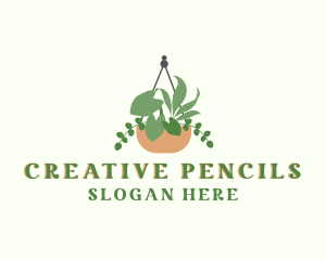 Hanging Garden Plant logo design