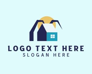 Contractor - Isometric Residential Housing logo design
