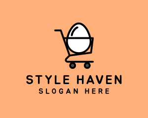Egg Shopping Cart Logo