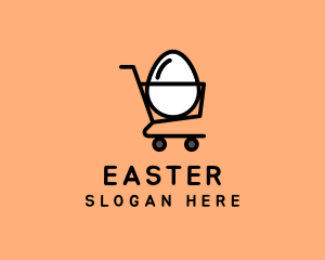 Gs - Egg Shopping Cart logo design