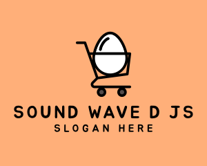 Gs - Egg Shopping Cart logo design