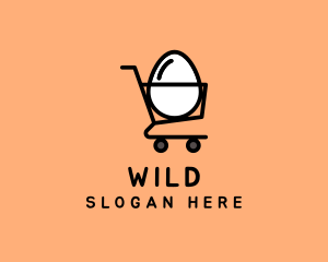 Retail - Egg Shopping Cart logo design