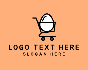 Cart - Egg Shopping Cart logo design