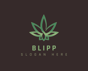 Oil - Green Infinite Cannabis logo design