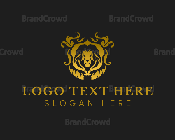 Luxury Ornate Lion Logo