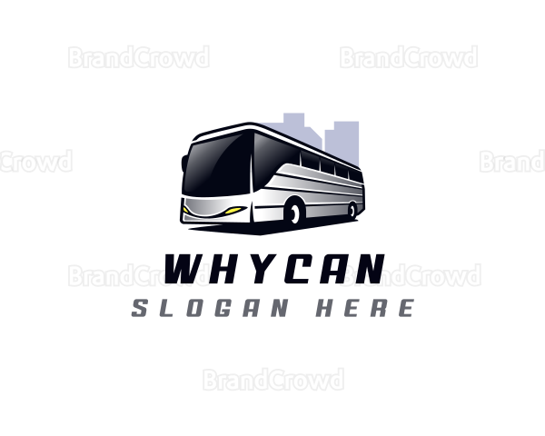 Bus Tour Transport Logo