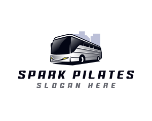 Bus Tour Transport Logo