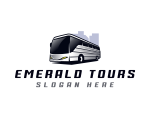 Bus Tour Transport logo design