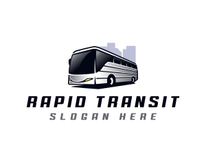 Bus Tour Transport logo design