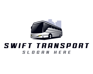 Bus Tour Transport logo design