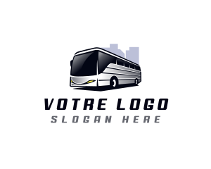 Rental - Bus Tour Transport logo design