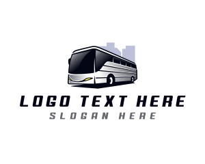 Rental - Bus Tour Transport logo design
