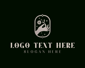 Stylish - Stylish Flower Hands logo design