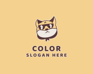 Character - Cat Sunglasses Kitten logo design
