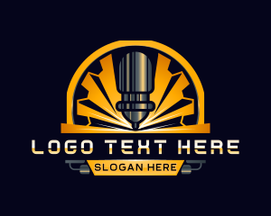 Machinist - Industrial Laser Fabrication logo design