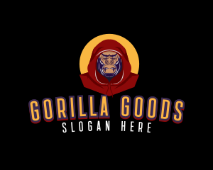 Monkey Gorilla Hoodie logo design