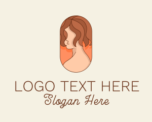 Girl - Woman Beauty Salon logo design