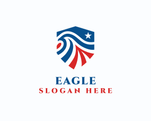 Eagle America Shield logo design