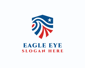 Eagle America Shield logo design