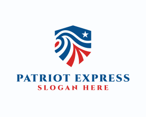 America - Eagle America Shield logo design