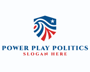 Politics - Eagle America Shield logo design