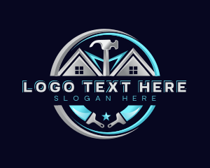 Hammer Realty Renovation logo design