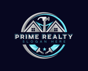 Hammer Realty Renovation logo design