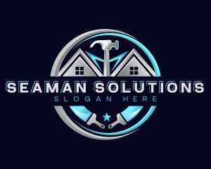 Hammer Realty Renovation logo design