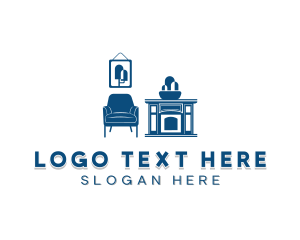 Home Decor - Furniture Home Interior Decoration logo design