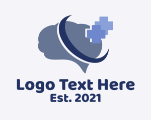 Neurology - Cross Mental Health logo design