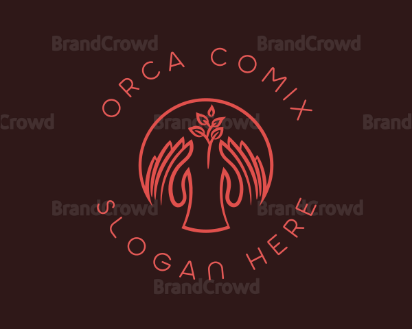 Round Hand Branch Logo