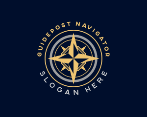 Navigation Travel Compass logo design