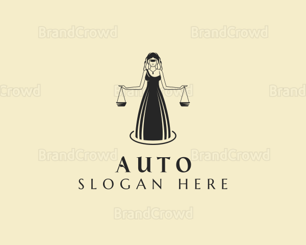 Justice Scale Woman Logo