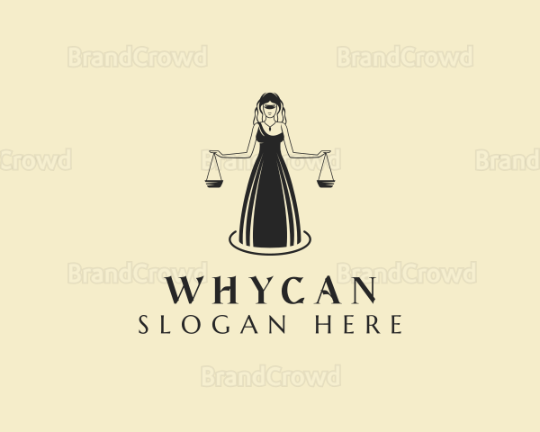 Justice Scale Woman Logo