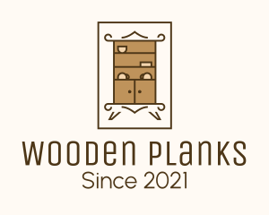 Wooden Ceramic Cabinet logo design