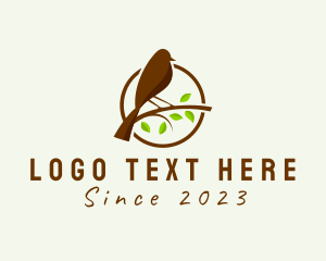 Zoology - Canary Bird Aviary logo design