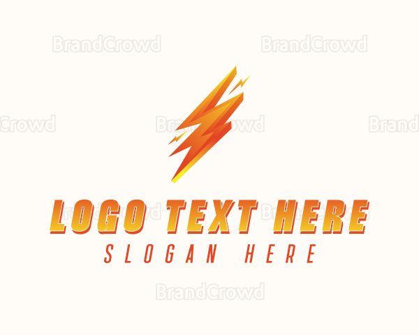 Lightning Bolt Power Logo