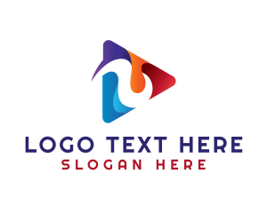 Modern - Creative Multimedia Player logo design
