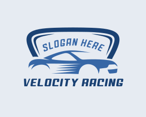 Motorsport Car Race logo design