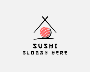 Japanese Maki House logo design