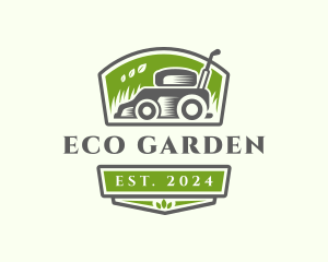 Greenery - Grass Lawn Mower logo design