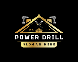 House Drill Construction logo design