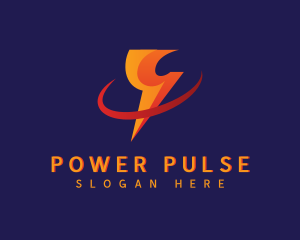 Voltage - Lightning Voltage Electrician logo design