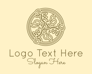 Vineyard Celtic Ornament  logo design